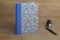 Preview: Blaues Notizbuch, Florentiner Art vergoldet